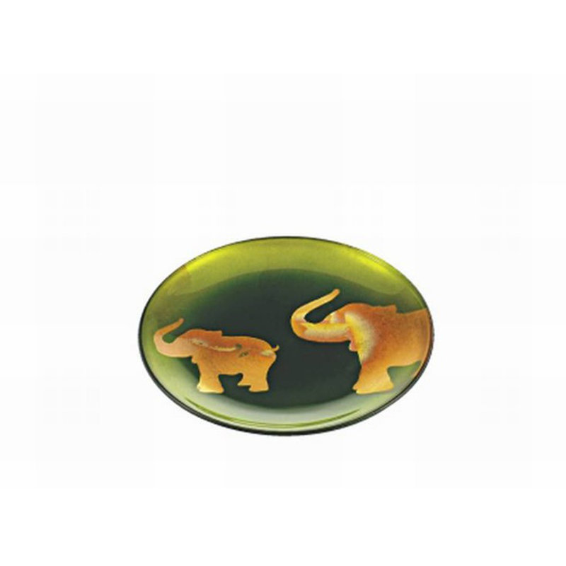 Majestic Gift High Quality 8" Salad Plate, Red/Yellow