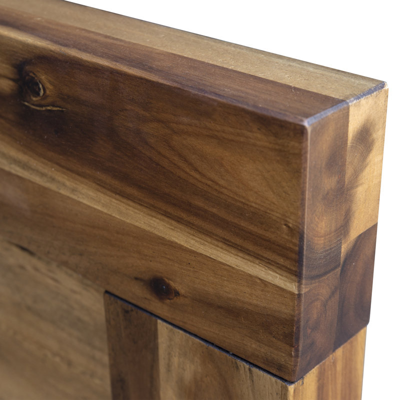 Camilo Solid Wood Standard Bed, King, Durango Wheat