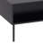 Dimattia Black Fluted Coffee Table with Storage