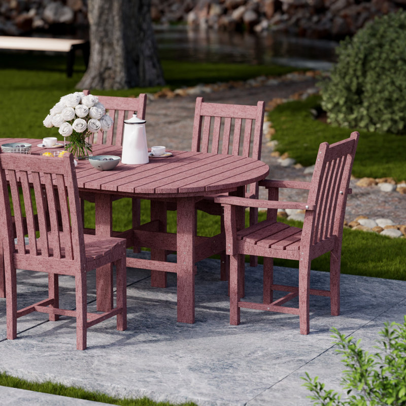 Classic 7-Piece 44" x 84" Dining Set, Cherrywood