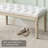 Boswick Linen Upholstered Bench-346529068-341042358