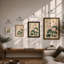 Lotus in Bloom Botanical - Framed Print-1107861861-1107861859