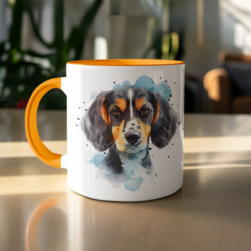 Mug, 4, Orange
