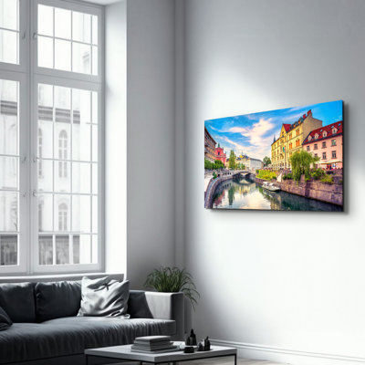 Peinture décorative en verre trempé