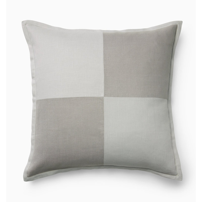 Scacchi Linen Square Pillow Cover & Insert