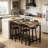 Achiropita 4 - Person Four Leg Dining Set
