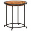 Solid Wood Top Side Table-637398331