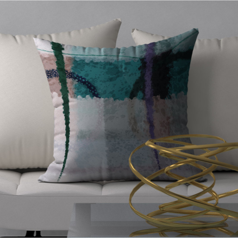 Housse de coussin carrée/insert, 20 po X 20 po