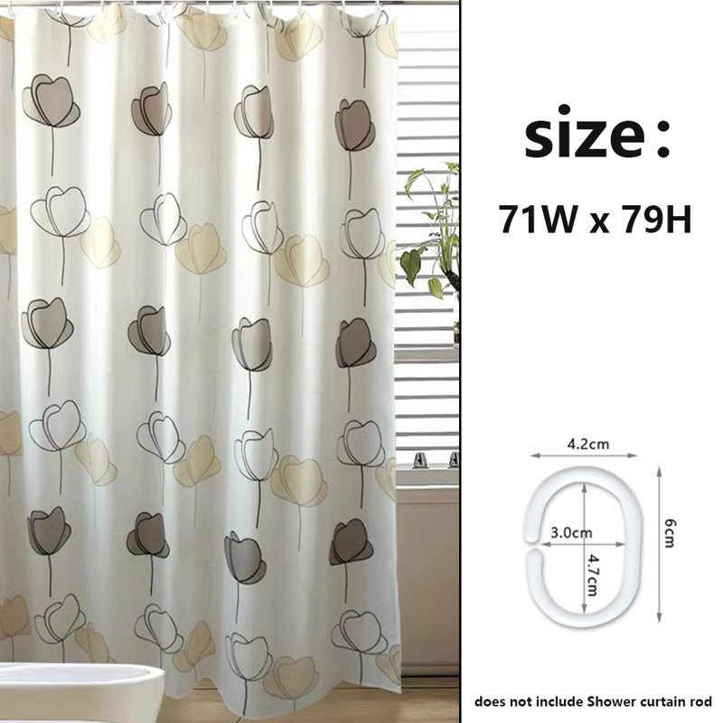 Rideau de douche en polyester