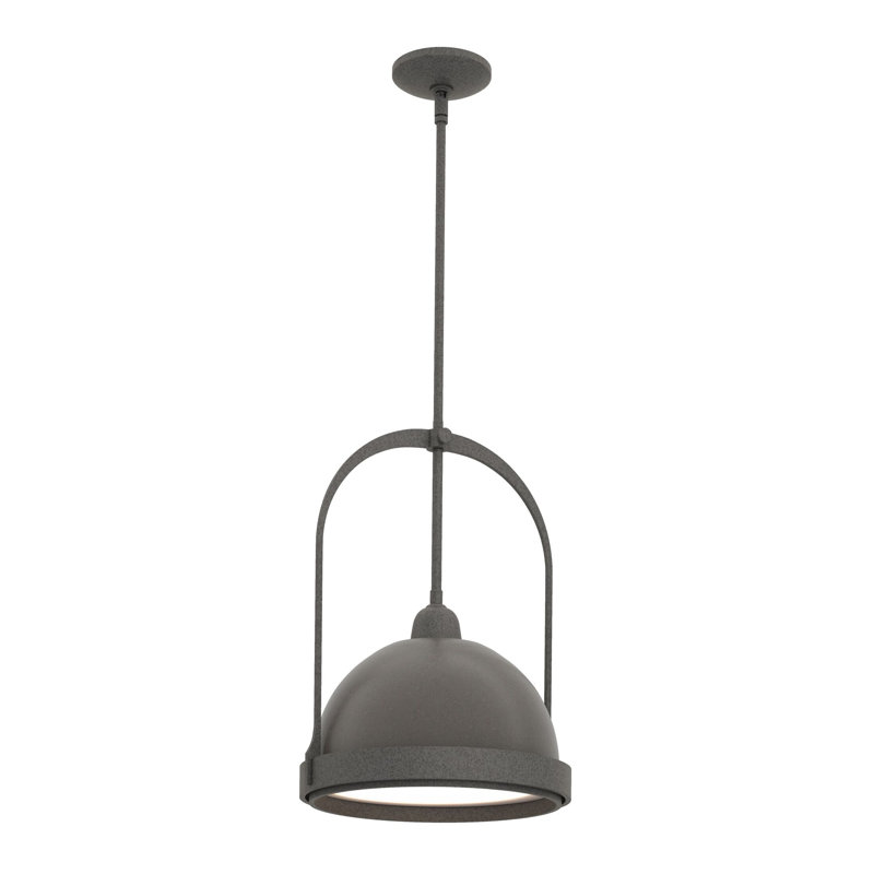 Atlas 1 - Light Single Dome Pendant, Natural Iron, Dark Smoke