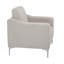 Fauteuil modulaire convertible beige en velours côtelé à accoudoirs simples, avec pieds robustes et structure d'installation rapide-1079466665
