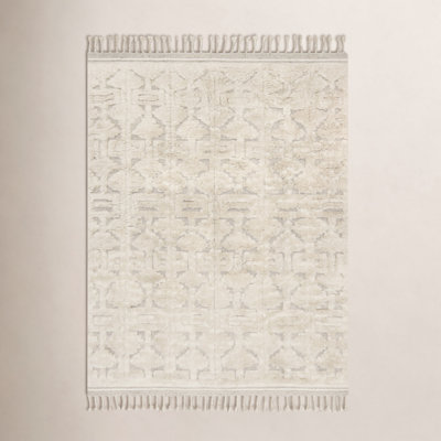 Michaela Handmade Wool Oatmeal/Ivory Rug