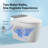 Smart Toilets, Ceramic One Piece Bidet with Auto Flush, Modern Bathroom