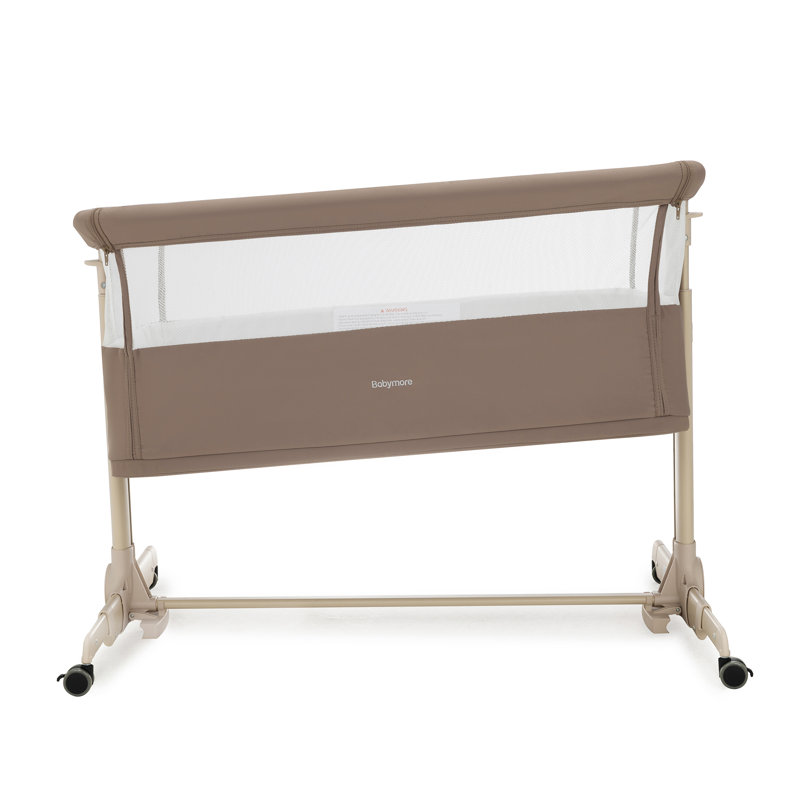 Babymore Neera Bedside Crib  , Brown
