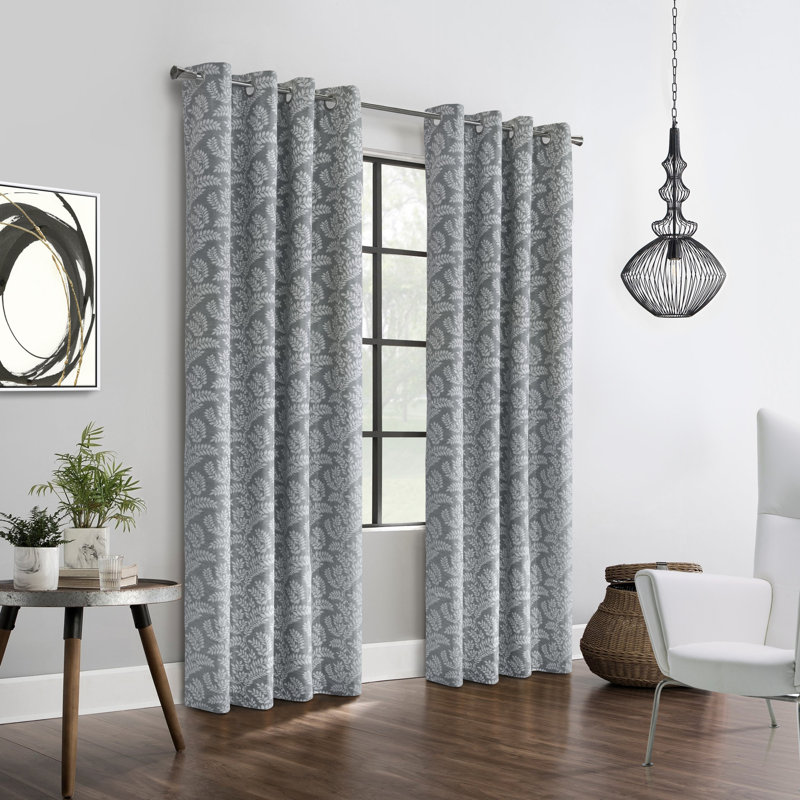 Rideau en jacquard Ozie Patricia, L 52 po x L 108 po