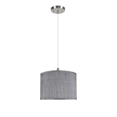 Luminaire suspendu tambour 2 lumières unique Marcos