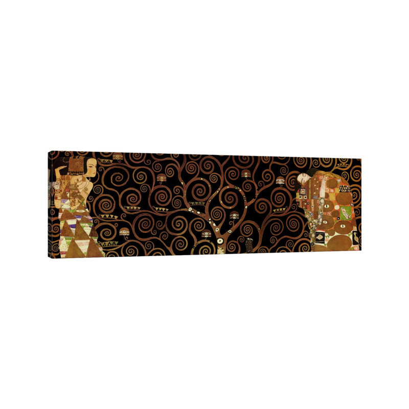 The Tree Of Life II by Gustav Klimt - Wrapped Canvas Panoramic Print, 30.48 cm H x 91.44 cm W x 1.91 cm D