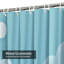 Rideau de douche avec 12 crochets Hello Park-241871049