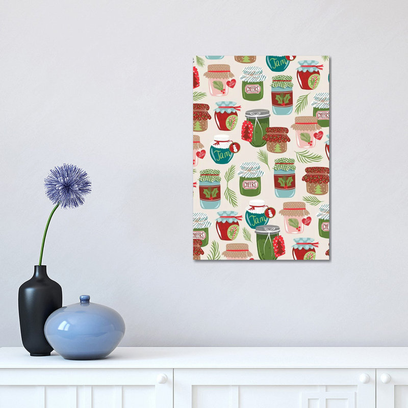 Festive Farmers Market III by Arrolynn Weiderhold - Wrapped Canvas Print