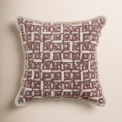 100% Recycled Cotton Canvas Throw Pillow