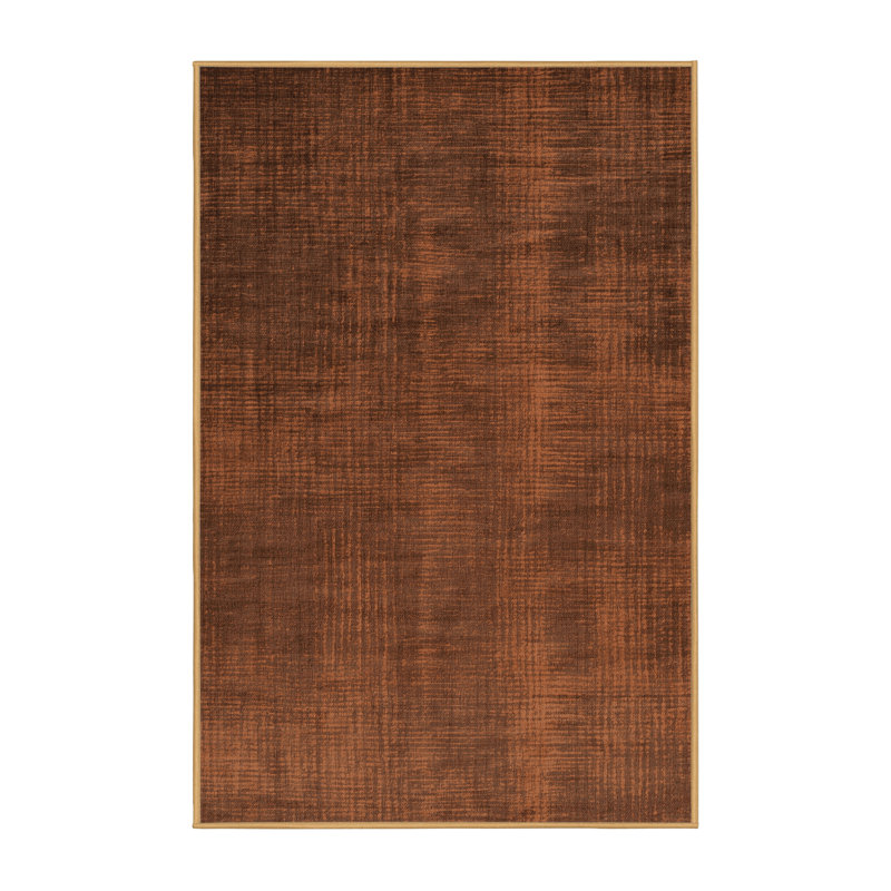 Tapis abstrait lavable à la machine, Rectangle 4 pi x 6 pi