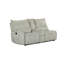Canapé modulaire inclinable électrique 3 pièces avec console Rey, gris latté-118445187