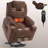 Up To 350 LBS Chenille Power Lift Recliner Chair, Heavy Duty Motion Mechanism With 8-Point Vibration Massage And Lumbar Heating, USB And Type-C Ports, Stainless Steel Cup Holders-946917850-946917848