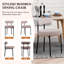 Chaises d'appoint rembourrées avec structure en fer-380601325