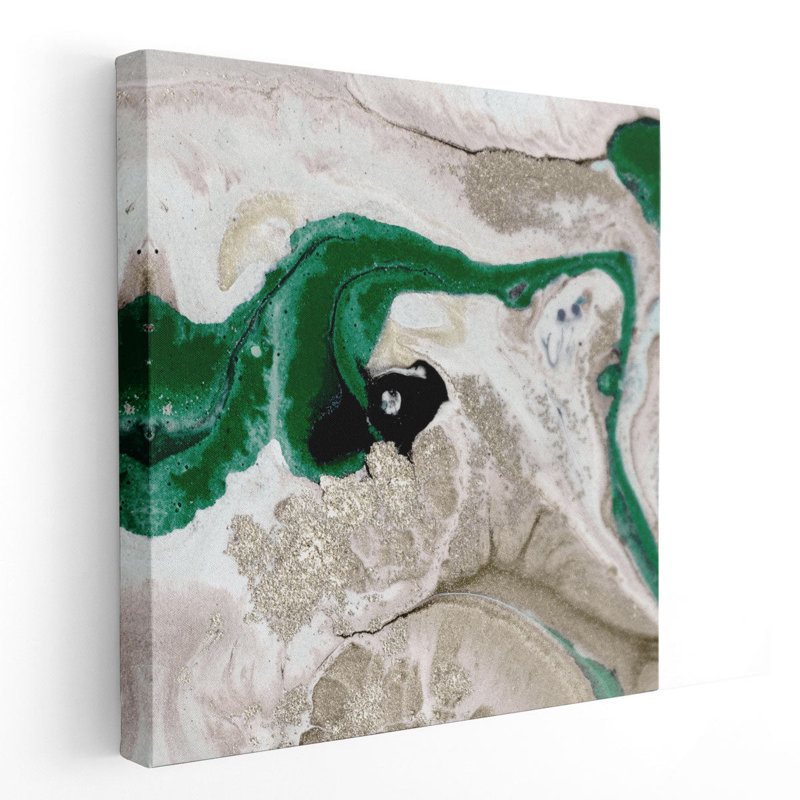 Emerald Dreams 1 - reproduction d'art sur toile, H 12 po x l 12 po