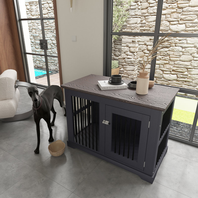 Cage pour animaux de compagnie Ark Densign Ii Furniture, Brun / Noir