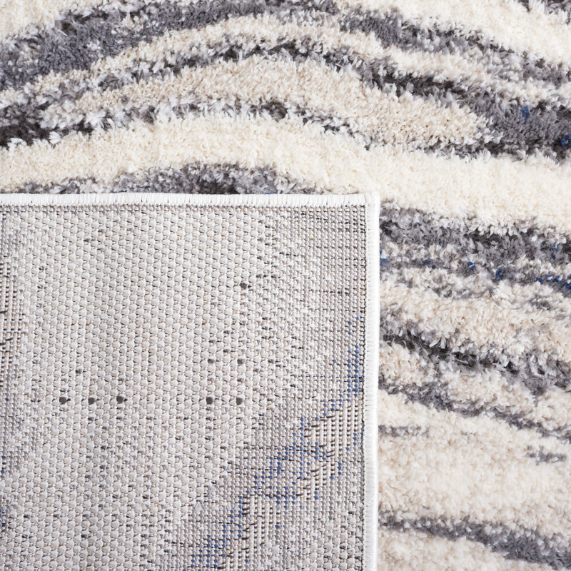 Dorreen Performance Abstract Rug, Rectangle 5'3" x 7'7"