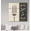 « french menu ii », art textuel sur toile tendue-31980498