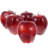 5Pcs Artificial Red Delicious Apples Decors Lifelike Fake Red Delicious Apples
