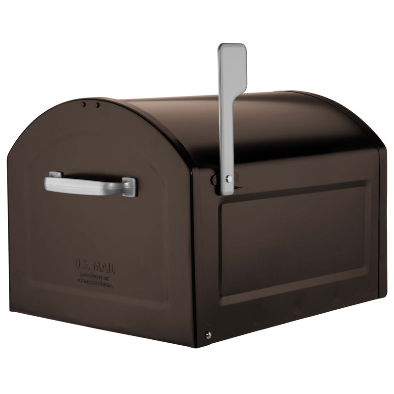 Centennial Post Mounted Mailbox, Rubbed Bronze