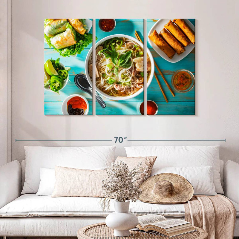 Yarlin Vietnamese Feast, 32" H x 50" W