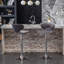 Ensemble de 2 tabourets de bar modernes rembourrés-323870923