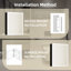 Armoire à pharmacie encastrée / à fixation en surface avec miroir, désembueur, gradateur, prises USB et éclairage intérieur Maximes-1280920395-1295910790