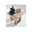 Freeform 40cm W Metal Bedside Table