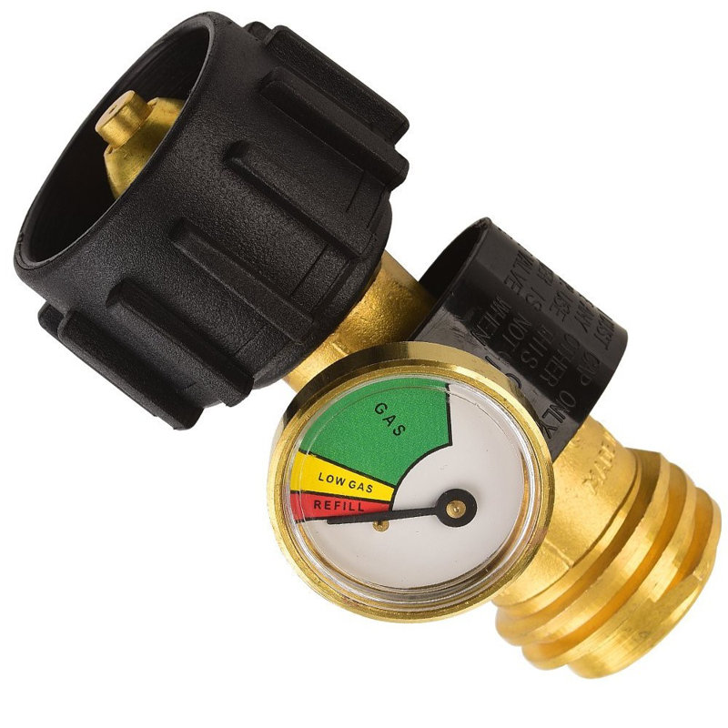 Symple Stuff Mccutcheon 4.5'' W x 2.8'' D Metal Tank Gauge