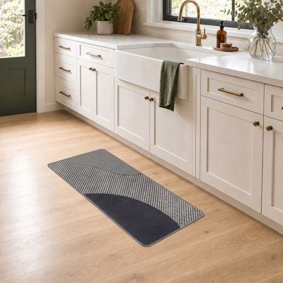 Tapis de cuisine géométrique