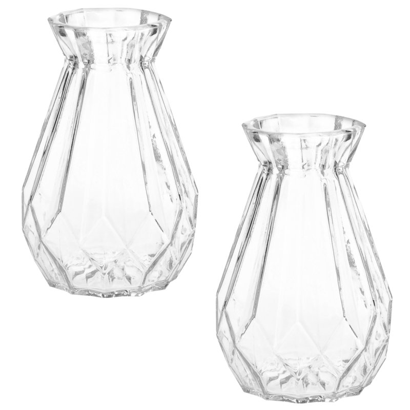 Clear Glass Table Vase