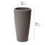 Grand pot à fleurs rond en plastique Step2 Tremont-83462873-96916995