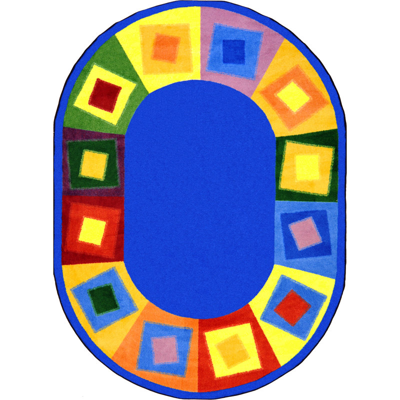 Off Balance Area Rug, Oval 7'8" x 10'9"