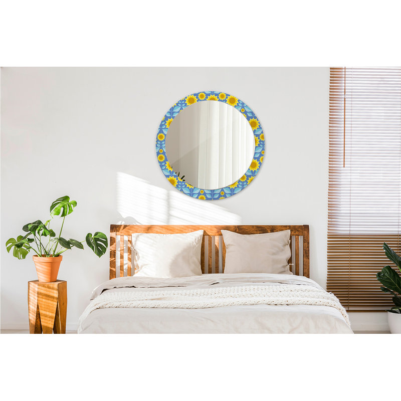 Huldar Glass Flat Wall Mirror