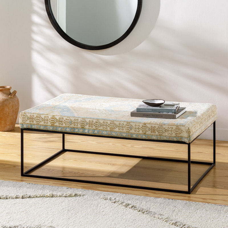 Banc Geoffe, Beige/bleu