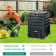 120 Gal. Plastic Outdoor Stationary Composter