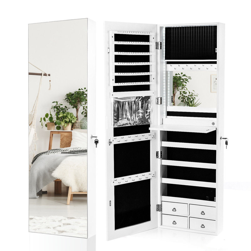 Roelina Wall Jewellery Cabinet Jewelry Armoire