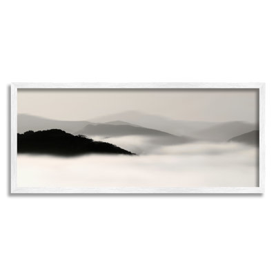 " Rolling Fog Cloudy Mountains " by Nicholas Bell Color Photography Print