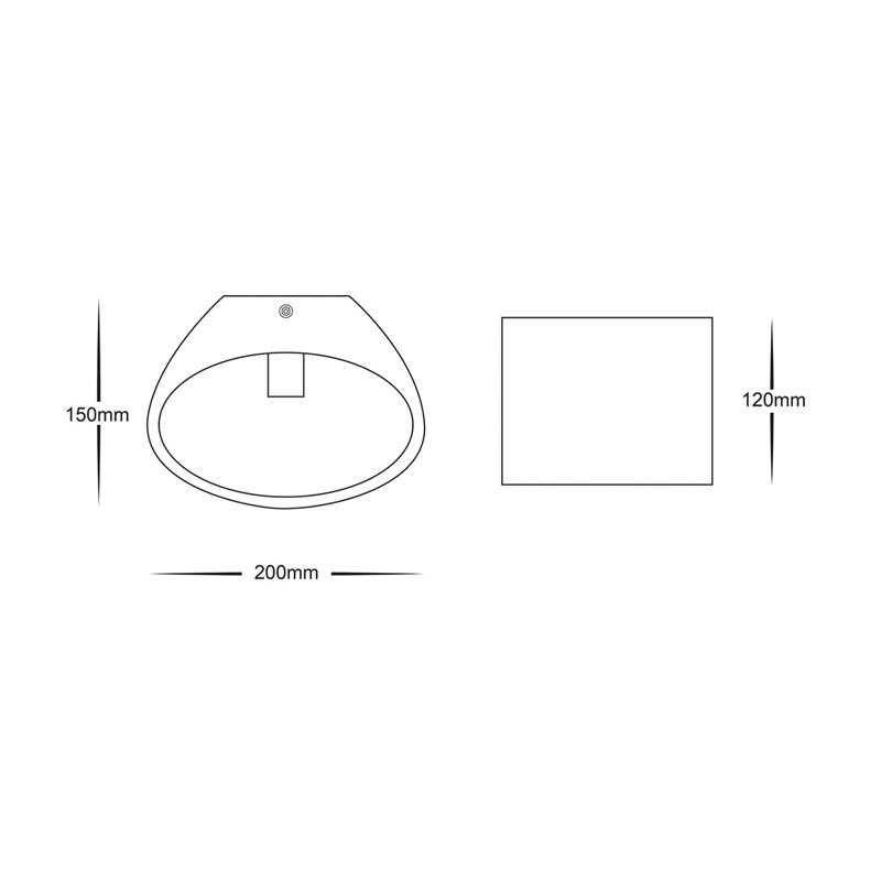 Ezekiel LED Flush Mounted Sconce