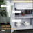 Versatile Kitchen Island Cart with Drawer, Storage Cabinet, and Towel Rack for Enhanced Organization and Mobility-258516310